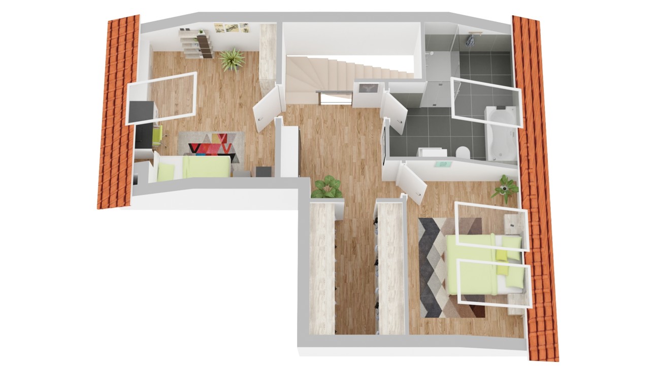 obere Etage
