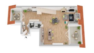 untere Etage