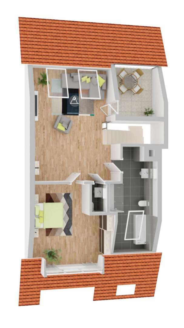 obere Wohnungsetage