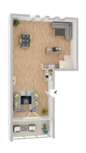Eingangsetage der Wohnung